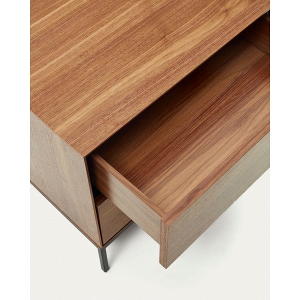 Öökapp pähklipuu dekooriga Vedrana - Kave Home-image-4