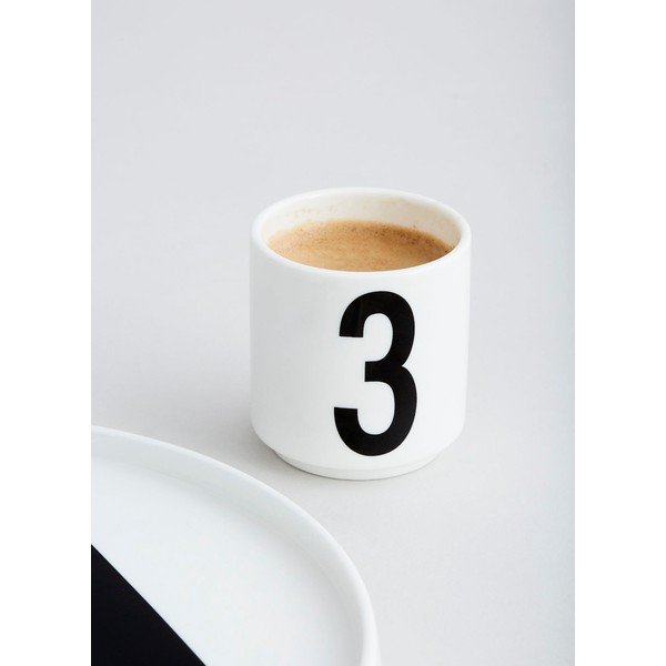 Portselanist küünlajalad 4 tk komplektis Mini - Design Letters-image-3