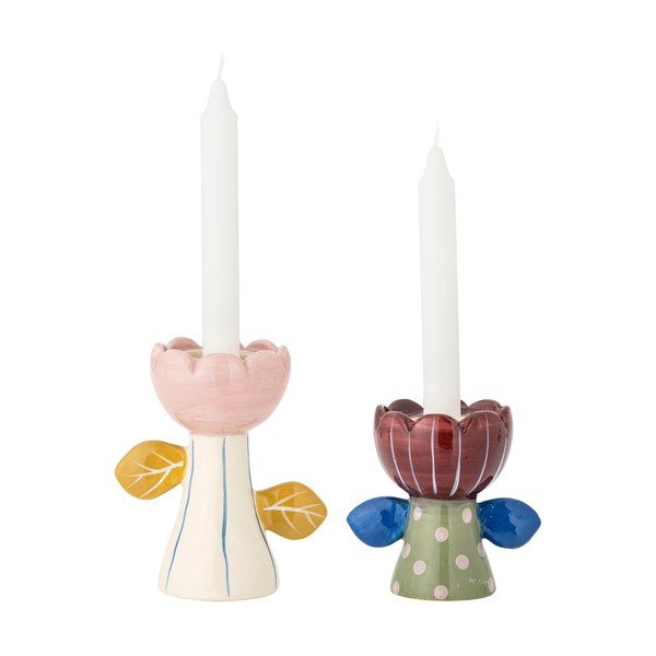 Keraamilised küünlajalad teeküünalde komplektis 2 tk Florita - Bloomingville-image-4