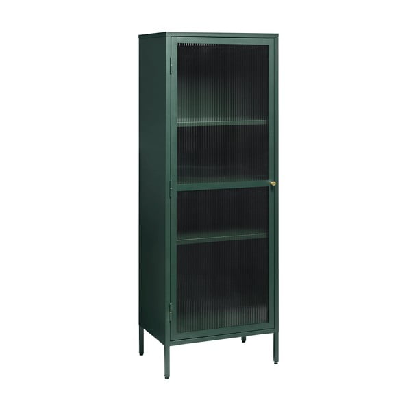Roheline metallist vitriin Bronco, kõrgus 160 cm - Unique Furniture-image-2