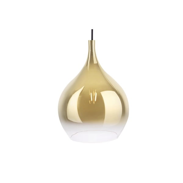 Kuldne klaasist rippvalgusti Suur, ø 26 cm Drup - Leitmotiv-image-2