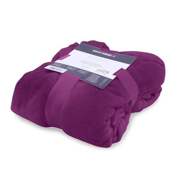 Lilla unisex mikrokiududest hommikumantel, suurus XS Robby - DecoKing-image-3