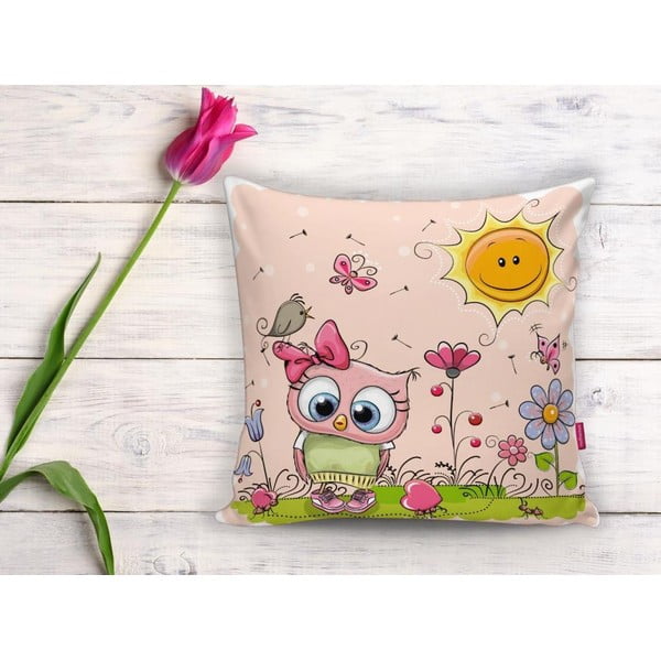 Laste padjakate 43x43 cm Pink Owl - Mila Home-image-2
