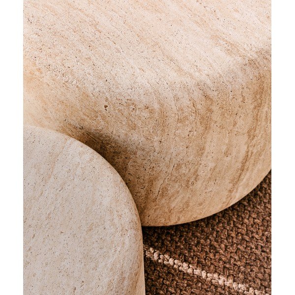 Betoonist ümmargune aialaud ø 60 cm Drasi - Kave Home-image-3