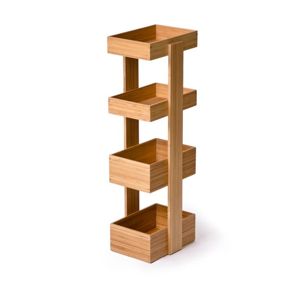 Caddy Bambus neljatasandiline vannitoa statiiv Arena - Wireworks-image-1