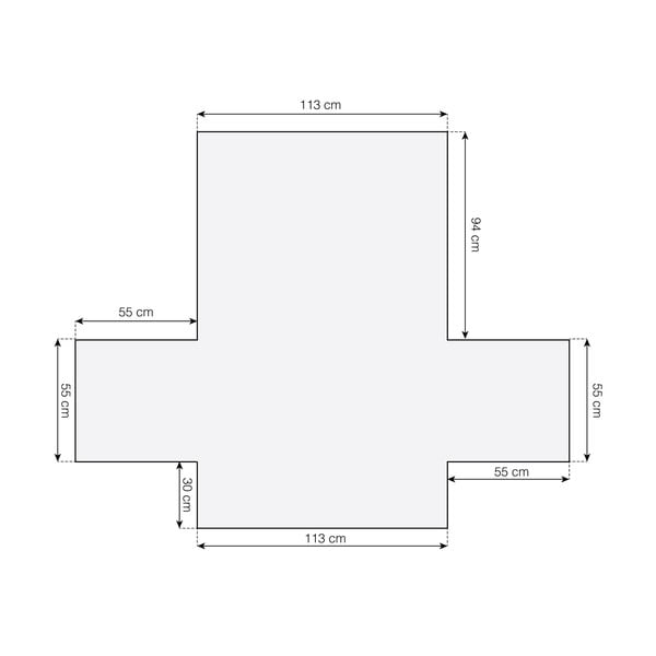 Türkiissinine 3-kohaline kaitsekate diivanile Lounge - douceur d'intérieur-image-3