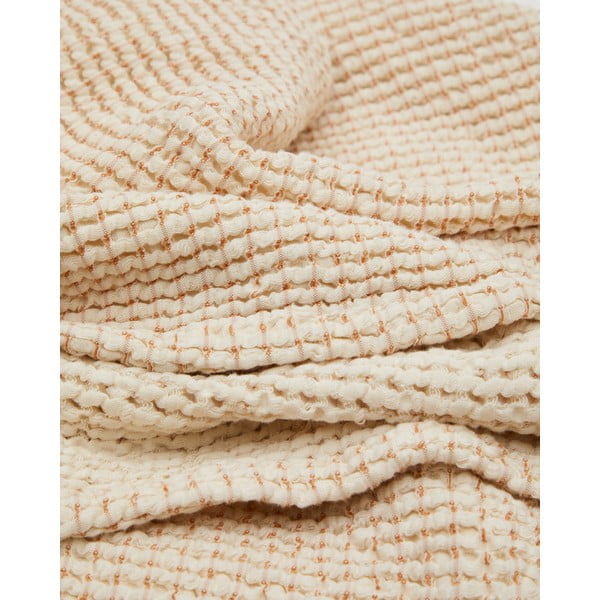 Beež puuvillane voodikate 240x260 cm Senara - Kave Home-image-1