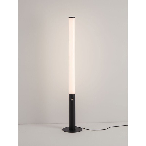 Mattmust terasest hämardatav LED-põrandalamp akrüülklaasist varjuga (kõrgus 141 cm) Glaze - Nova Luce-image-3
