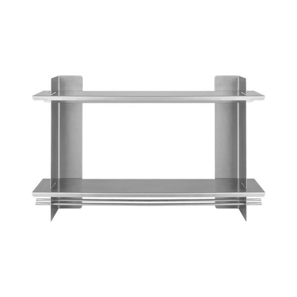 Mitmetasandiline hõbedane metallriiul 70 cm Tivo - noo.ma-image-2