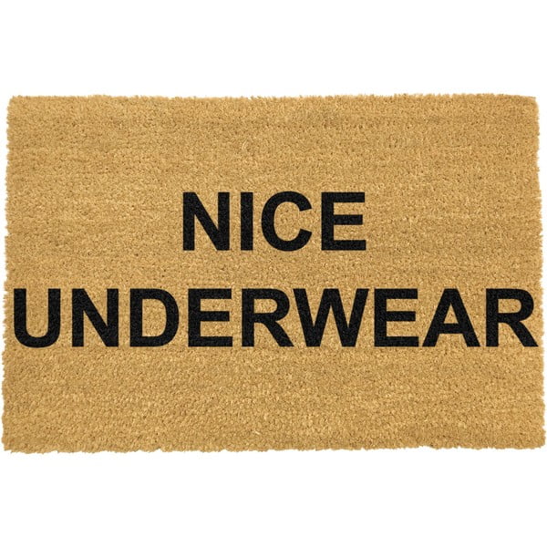 Looduslik kookosmatt , 40 x 60 cm Nice Underwear - Artsy Doormats
