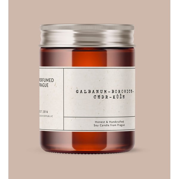 Lõhnastatud sojaküünal 40 h #21 Galbanum & Pine – Perfumed Prague-image-1