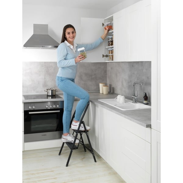 Must Kompaktne astmestik, kõrgus 91,5 cm - Wenko-image-1