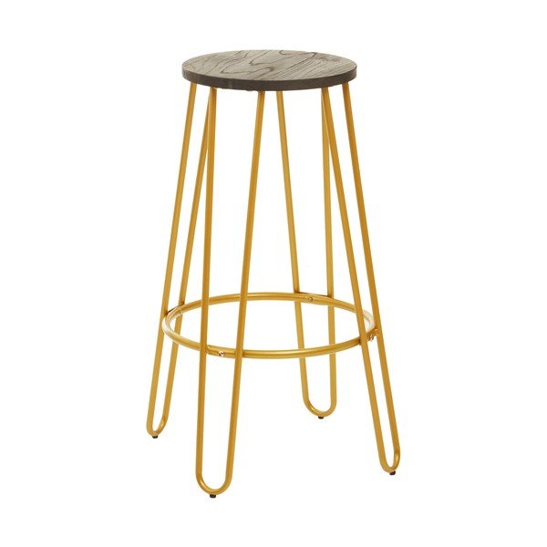 Jalakapuust baaritool kuldses/naturaalses värvitoonis (istme kõrgus 75 cm) District - Premier Housewares