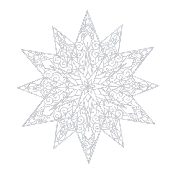 Bílá závěsná dekorace Ewax Adornada, ⌀ 45 cm