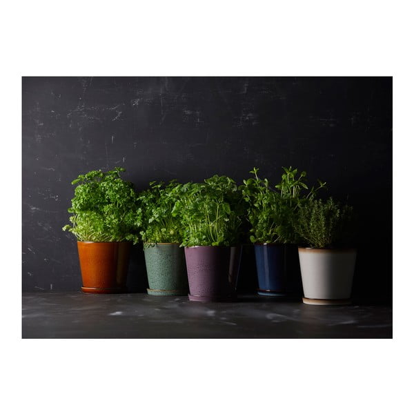 Kiviplaat lillepoti kate  ø 14 cm Dark Blue/Black – Bitz-image-2