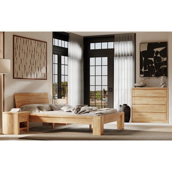 Madal tammepuidust kummut 105x96 cm Timo - Olivia Living-image-1