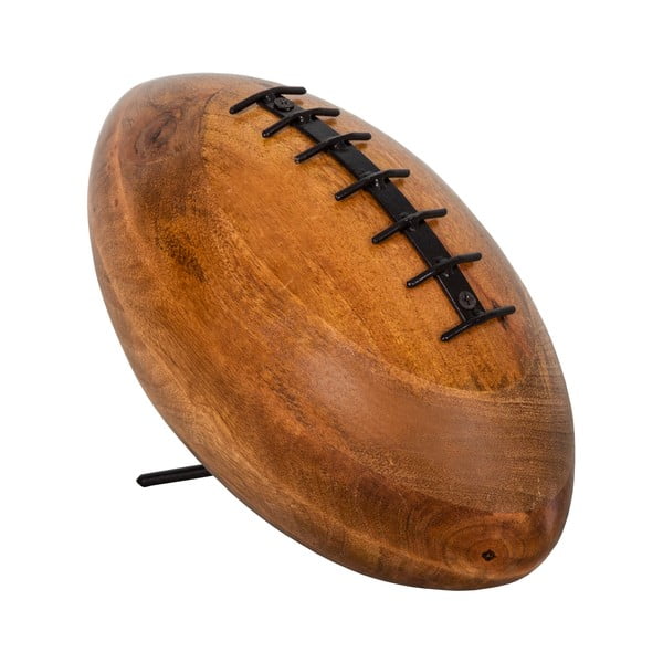 Mangopuidust kaunistus ragbipalli kujul Rugby, 28 x 24 cm - Antic Line