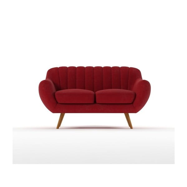 Sofa Azure pro dva, červené