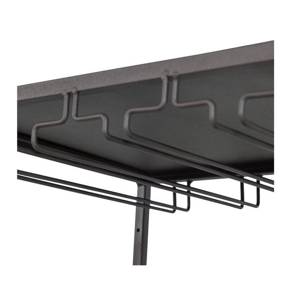 Tumepruun veinikapp, pudelite arv 25, 45x185x40 cm Reese - WOOOD-image-4