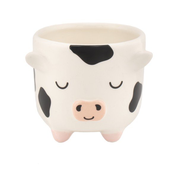 Keraamiline kaas lillepotile ø 7,5 cm Cow - Sass & Belle