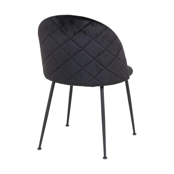 Mustad sametist söögitoolid 2tk komplektis Geneve - House Nordic-image-2