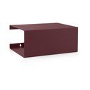 Burgundiapunane astmeline terasest riiul 35 cm - ReCollector