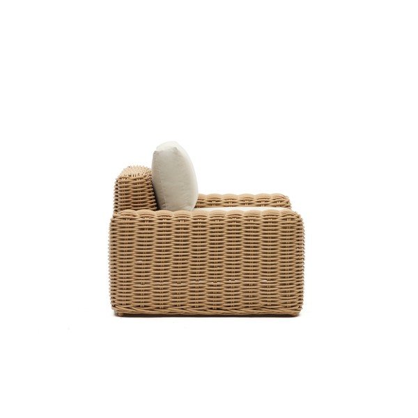 Kreemne kunstlik rotangist aiatool Portlligat - Kave Home-image-2