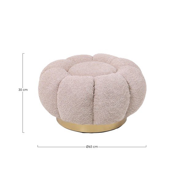 Vanaroosa bukleetekstiilist tumba Florel – Bizzotto-image-3