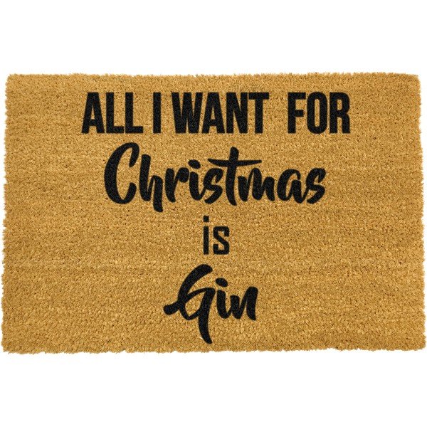 Must looduslik kookosmatt , 40 x 60 cm All I Want - Artsy Doormats-image-1