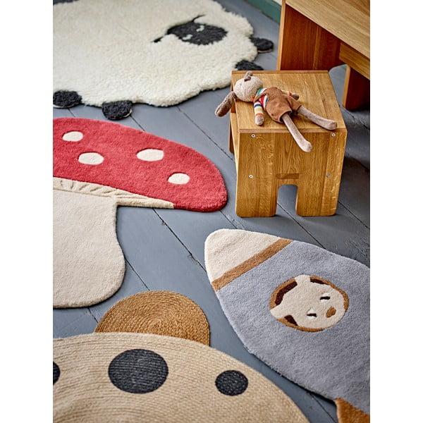 Valge villane lastevaip ø 84 cm Dolly - Bloomingville Mini-image-2