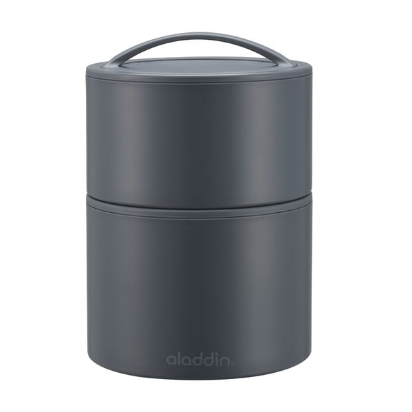 Svačinový termobox Bento 0.95 l, šedý