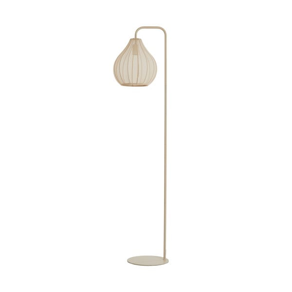 Beež põrandalamp tekstiilist varjuga (kõrgus 156,5 cm) Elati - Light & Living-image-3