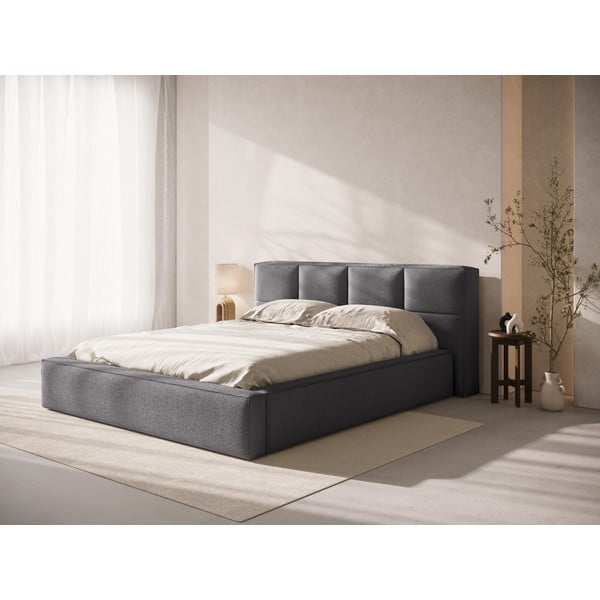 Tumehall polsterdatud voodipeats 210,5x100 cm Darren - Micadoni-image-1