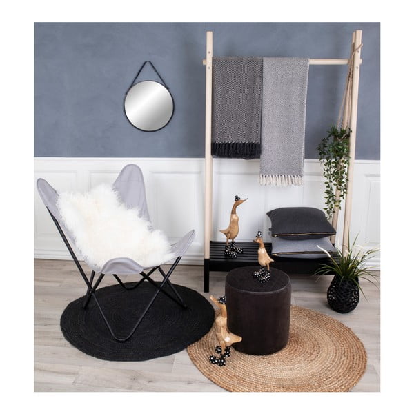 Helepruun ümmargune vaip, ø 90 cm Bombay - House Nordic-image-2