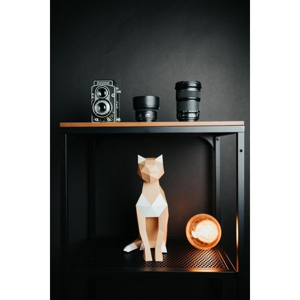 Kreativní sada pro skládání z papíru Papertime Hnědá Kočka-image-3