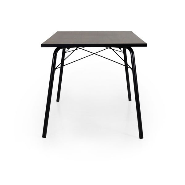 Tmavě hnědý jídelní stůl Tenzo Daxx, 80 x 140 cm