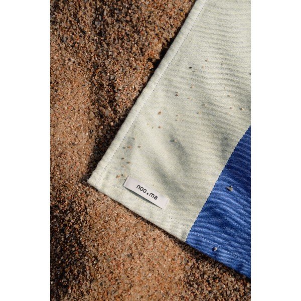 Helekollane/sinine puuvillane rannarätik 100x160 cm Su - noo.ma-image-3