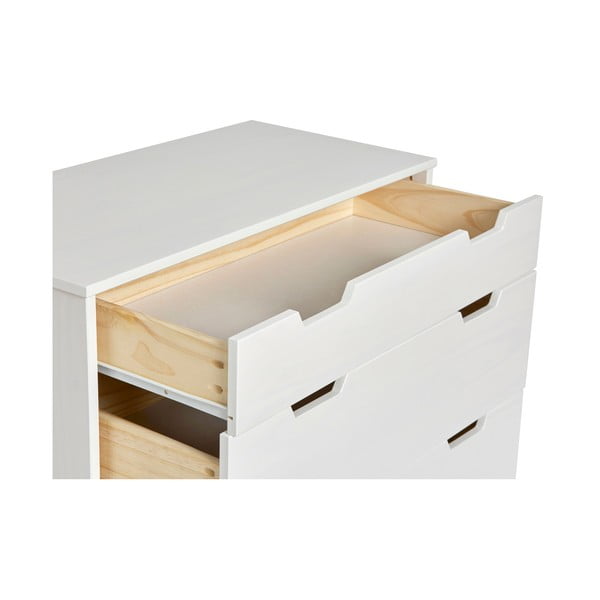 Valge sahtli kapp, valmistatud männi täispuidust, laius 80 cm. Baku - Marckeric-image-4