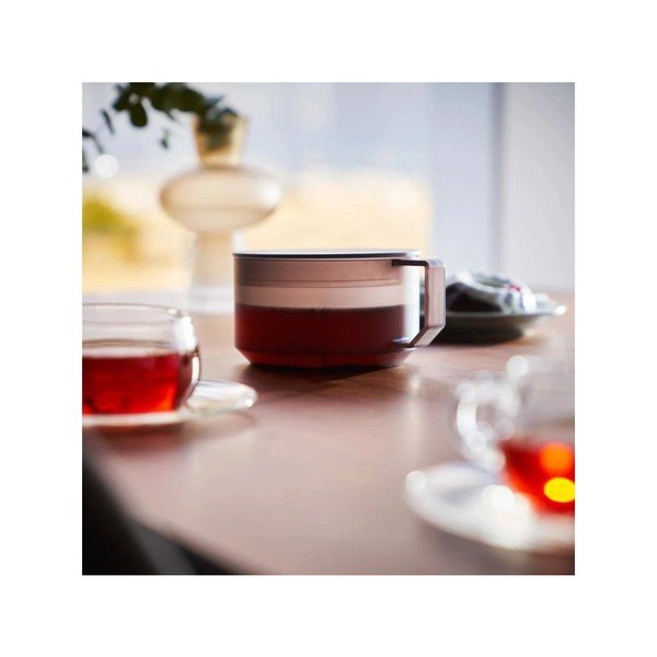 Must plastikust teekann koos sõelaga 600 ml Tower - YAMAZAKI-image-2