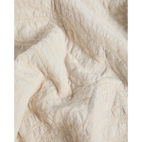 Elevandiluu värvi žakaarist voodikate 180x260 cm Zenti - Kave Home-image-3