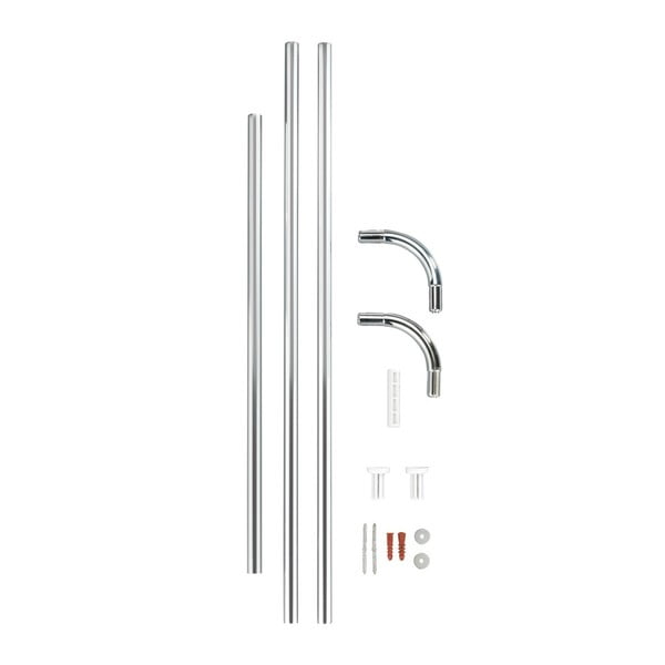 Hõbedane universaalne nurgavarras dušikardinale Hõbedane, ø 2 cm - Wenko-image-2