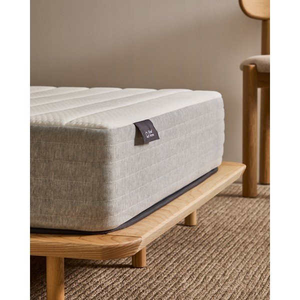 Kõva termoreguleeruv vedrumadrats 135x190 cm Juno - Kave Home-image-2