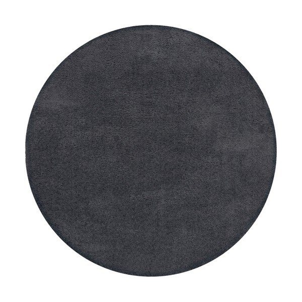 Tumehall pestav ümmargune vaip taaskasutatud kiududest 180x180 cm Fluffy - Flair Rugs-image-4