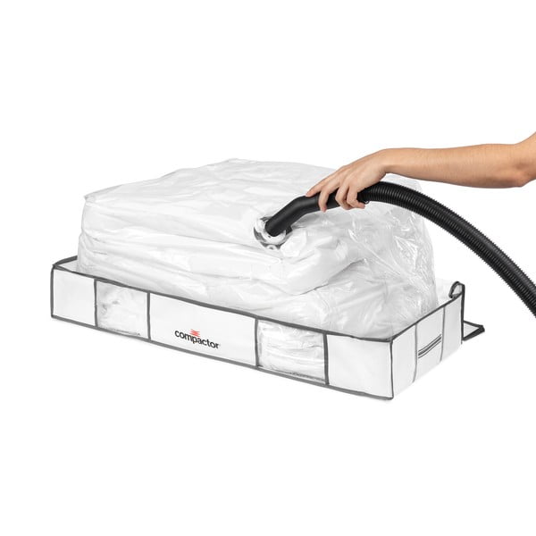 Vaakumkangast-plastikust hoiukast voodi alla 105x45x15,5 cm Life – Compactor