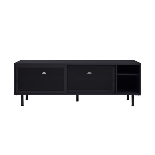 Must metallist telerilaud 160x55x45 cm Veep - Unique Furniture