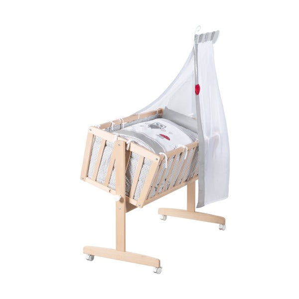 Pöögipuidust ratastega/varikatusega häll 40x90 cm Adam and Owl - Roba-image-2