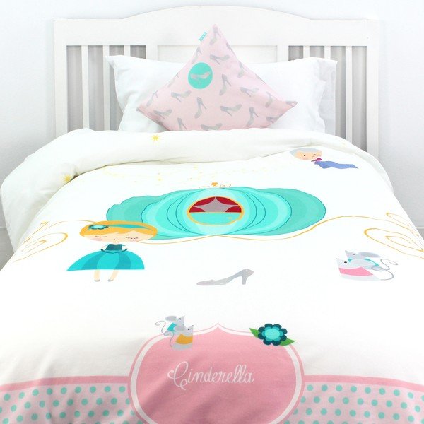 Laste puuvillane padi ja padi , 140 x 200 cm Pumpkin - Mr. Fox-image-2