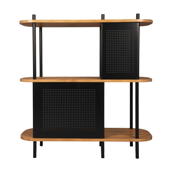 Mustast terasest riiul Sole, 80 x 83,5 cm - Leitmotiv-image-1