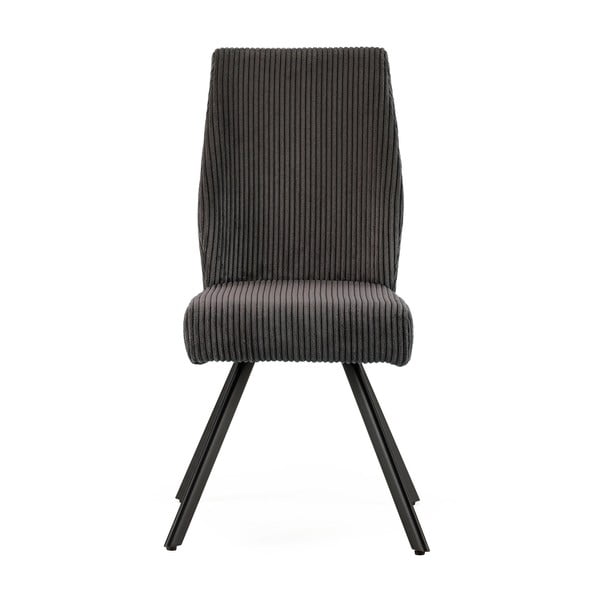 Tumehallid velvetist söögitoolid 2tk komplektis Anibal - Marckeric-image-2