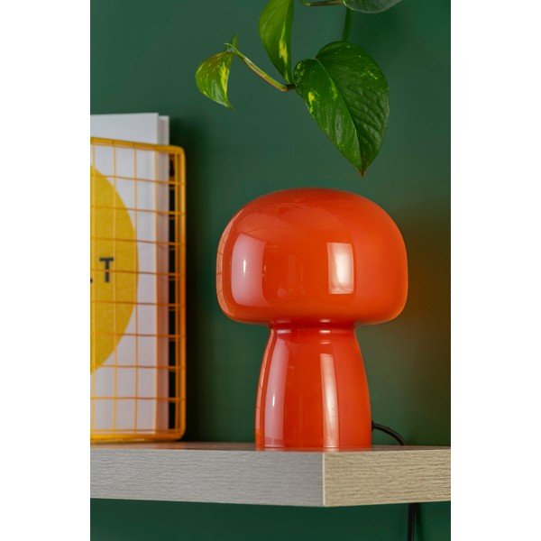 Oranž klaasist laualamp (kõrgus 20 cm) Fervor - Leitmotiv-image-2